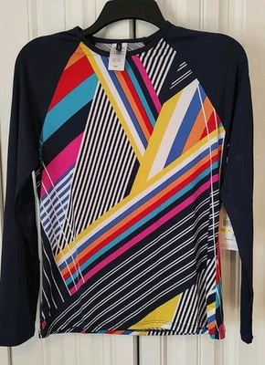 Protector contra erupciones estándar de manga larga para mujer Nautica UPF talla M Foto 1 de 4