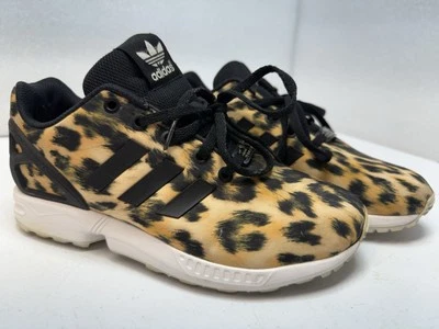 Adidas Torsion ZX Flux Leopardo Tenis Mujer Talla 5.5 Zapatos de Entrenamiento Guepardo Foto 1 de 4