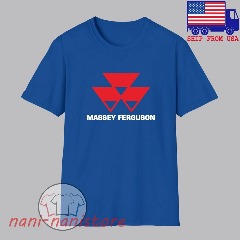 Massey Ferguson Tractor Men's Blue Size S-5XL - Image 1 of 1