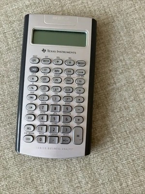 Texas Instruments Calculator Advanced Business Analyst CFA Requires New Battery - Image 1 of 4