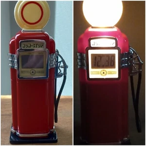 Marksman Product Factor Non-Stop Gas Pump Plastic Alarm Clock 8-1/2" High NIP - Picture 1 of 12