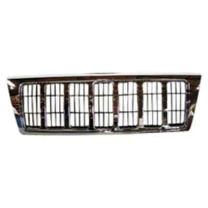 New Front Grille Plastic Chrome For 2004 Jeep Grand Cherokee XB92BSDAE CH1200298 - Picture 1 of 1