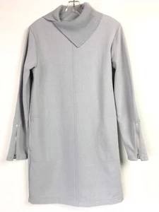 Athleta Damen XS Kleid Cozy Karma Vela grau Stehkragen Active - Bild 1 von 8