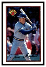 1989 Bowman #141 JIM GANTNER Milwaukee Brewers