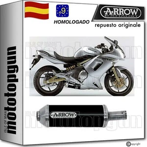 ARROW TUBO DE ESCAPE HOM MAXI RACE-TECH NEGRO KAWASAKI ER6F ER-6F 2011 11 - Imagen 1 de 3