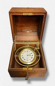 Elgin Grade 367 Model 8 Fathertime Free Sprung Deck Watch - Running - Picture 1 of 15