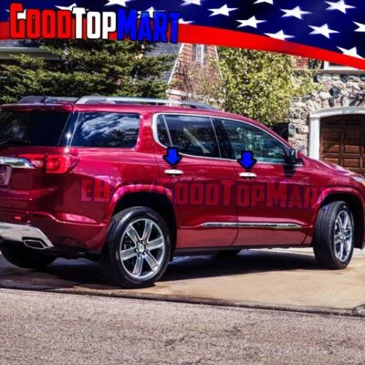 For GMC ACADIA 2017 18 19 2020  Chrome 4 Door Handle Covers W/ 4 Smart Key - Изображение 1 из 2