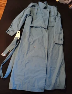 RARE Vintage For Ladies & Gentleman By Rukka Trench Coat Size 36/8 - Picture 1 of 4