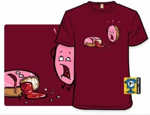 T-SHIRT NWT TAGS MEN's DONUT PANIC - LOKI, STAR WARS, DISNEY MARVEL MANDO - Picture 1 of 3