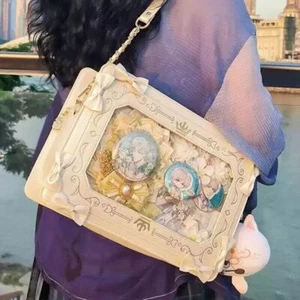 New Lolita Girl Itabag Retro Crossbody Bags Transparent Handbag Totes Shouder  - Picture 1 of 11