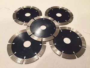 5-pack! 7Inch Multi-Purpose Wet/Dry Segmented Diamond Blade with 5/8”-7/8” Arbor - Picture 1 of 3