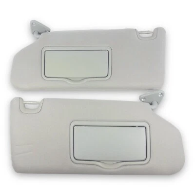 2013-2015 Mitsubishi Outlander Sport Driver & Passenger Sun Visor Pair Set Gray - Image 1 of 4