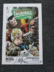 SURVIVING MEGALOPOLIS HAND SIGNED PRINT AUTO/ CALAFIORE W/ COA (~8.5 X 5.5) - Picture 1 of 3