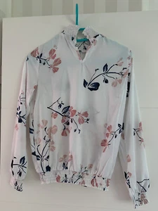 Vera Moda - leichte Smockbluse - Gr. XS - weiß mit tollen Blumenmuster - TOP - Bild 1 von 4