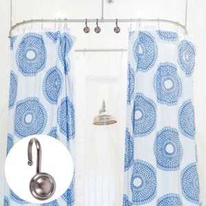 12 Pcs Shower Window Hook Drapery Hooks Shower Curtain Hooks Decorative - Picture 1 of 12