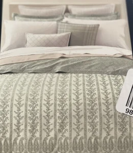 Ralph Lauren Wakefield Bettbezug Voll/Königin + 1 Standard Sham Store Display - Bild 1 von 9