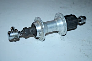 Racing Rear Hub Freehub Silver 24H 131mm Touring Road MTB Gravel USA Shipper  :) - Picture 1 of 6