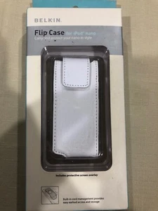 Belkin Flip Case For Ipod Nano F8Z059- White  - Picture 1 of 2