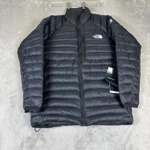 North Face Men's Large Summit Breithorn Jacket 800 Pro Down Insulated Black Read - Picture 1 of 13