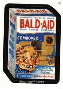 Topps Wacky Packages 2006: pegatina serie 3 totalmente nueva #50 Bald-Aid - Imagen 1 de 1