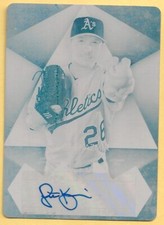 Scott Kazmir Auto 2014 Topps Supreme Cyan Printing Plate Autograph 1 / 1