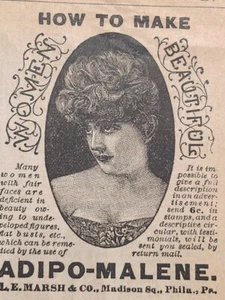 Cómo hacer hermoso anuncio victoriano 1890 con estampado de 1890 adipo-Malene Filadelfia - Imagen 1 de 3