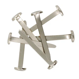 Attaches parisiennes (brads) 3 cm Argenté 30 pièces - Imagen 1 de 1
