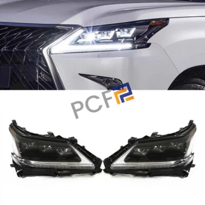 LED Headlight Animation Sequential Front Signal Lamps Fits 2016-2021 Lexus LX570 - Image 1 of 4