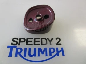 TRIUMPH SPRINT CARBS TROPHY INDICATOR BASE MERLOT RED RIGHT HAND T2700500 CH - Picture 1 of 4