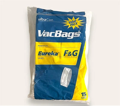 (15 Pack) Type F/G Eureka Vacuum Cleaner Replacement Bags - Image 1 of 4