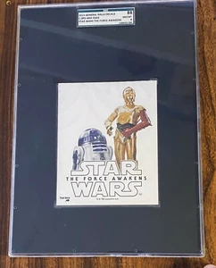 2015 General Mills Decal Star Wars Force Awakens R2-D2 C-3PO SGC 88 NM-MT 8 2966 - Picture 1 of 2