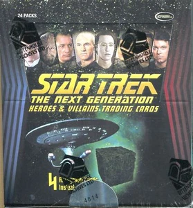 Star Trek TNG Heroes & Villans fabrycznie zapieczętowane pudełko hobbystyczne - Zdjęcie 1 z 1