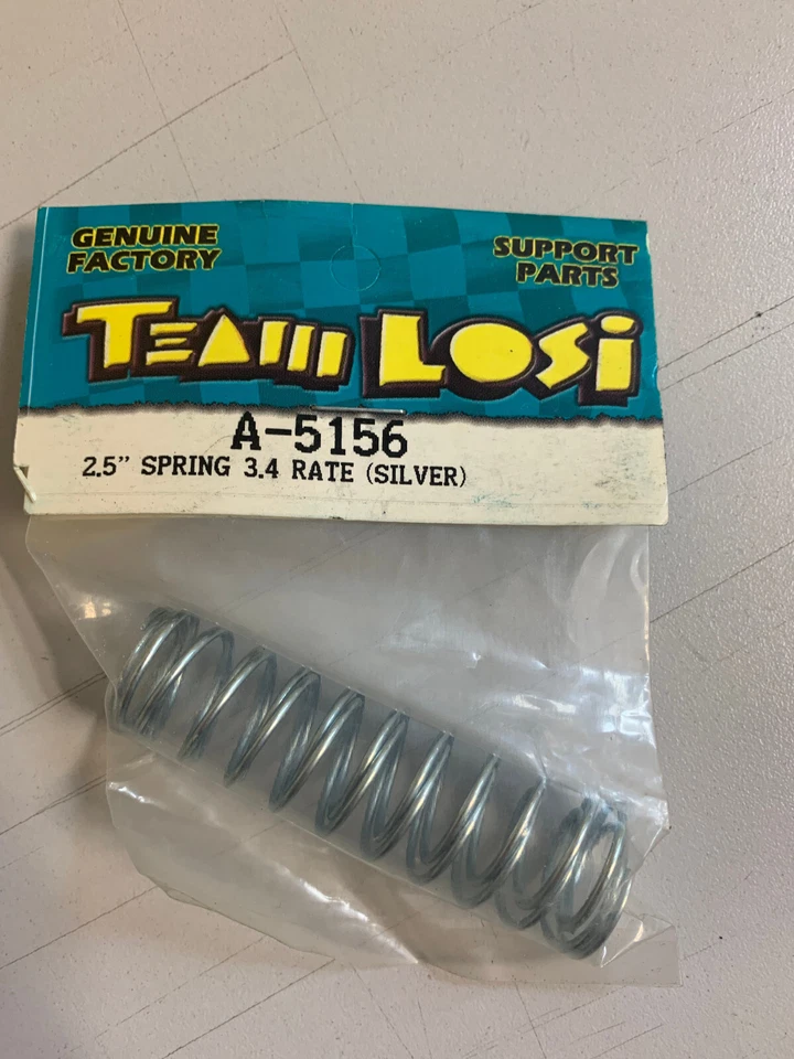 TEAM LOSI - Ressort 2,5 POUCES 3.4 TAUX Argent 1/10 A-5156 1123 - Photo 1/1