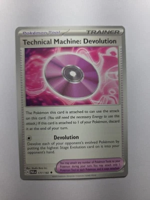 Technical Machine: Devolution 177/182 SV04: Paradox Rift Non Holo NM Pokemon - Image 1 of 2