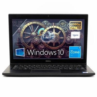 Dell 7280 i5 12,5 " Touch Screen Windows 10 Pro 4 GB RAM 2TB SSD M.2 Laptop Tour - Image 1 of 4