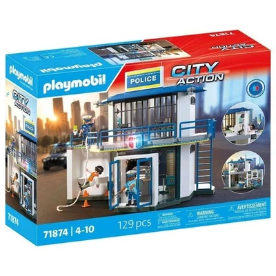Playmobil 71874 Police Station with Investigation Room City Action NEW SET - Image 1 of 4