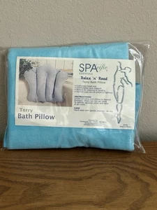 Spacific Essentials Terry Covered Bath Pillow Relaxation Therapy New In Package - Picture 1 of 2