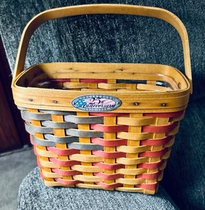 LONGABERGER Collectors Club 25th Anniversary Basket + ProtectorSigned 1997-1998 - Picture 1 of 11