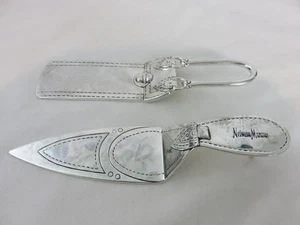 Pair Pie & Cake Servers Neiman Marcus Silverplate Figural Handbag & Shoe - Picture 1 of 7