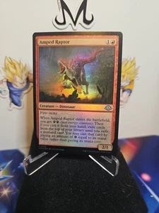 Magic the Gathering Modern Horizons 3 Amped Raptor Uncommon Foil NM 0114 - Picture 1 of 2