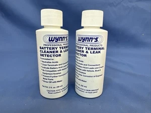 2 Pack Wynn’s Professional Battery Terminal Cleaner & Leak Detector 2 Fl Oz Each - Picture 1 of 2