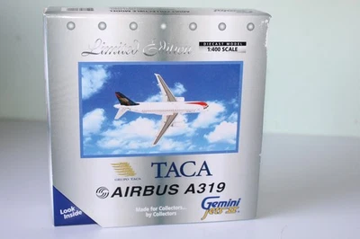 GEMINI JETS 1:400 AIRBUS A319 - TACA N471TA GJTAI149 - Image 1 of 2