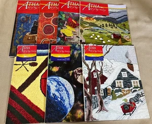 Lot of 7 - ATHA Art of Rug Hooking Magazine - Picture 1 of 23