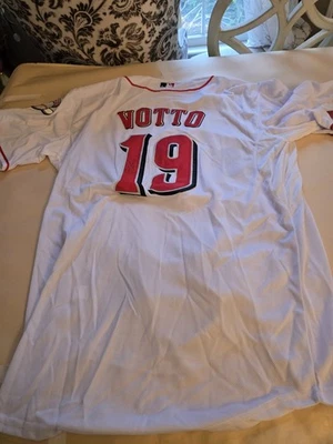 Joey Votto Autograph Authentic Majestic Jersey From Pro Am Sports Charity... - Image 1 of 4