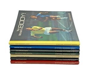 Lot of 7 National Geographic Educational Hardcover Books For The World Explorers - Picture 1 of 3