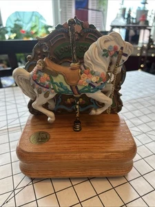 VTG American Carousel Tobin Fraley LE 2130/4500 Light Up Music Box. READ - Picture 1 of 12