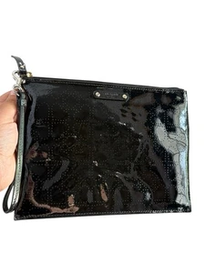 KATE SPADE Metro Spade Black Heart Large Pouch/Clutch - Picture 1 of 4