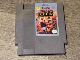Bad Dudes Nintendo Nes Cleaned & Tested Authentic