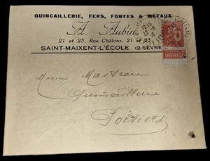 Enveloppe Poitiers. - Foto 1 di 2