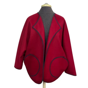 Chaqueta De Colección Woofy Bubbles Christopher Hodge Diseñador Rojo Vellón Avante Guarde One - Imagen 1 de 21